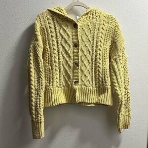 Butter yellow cardigan